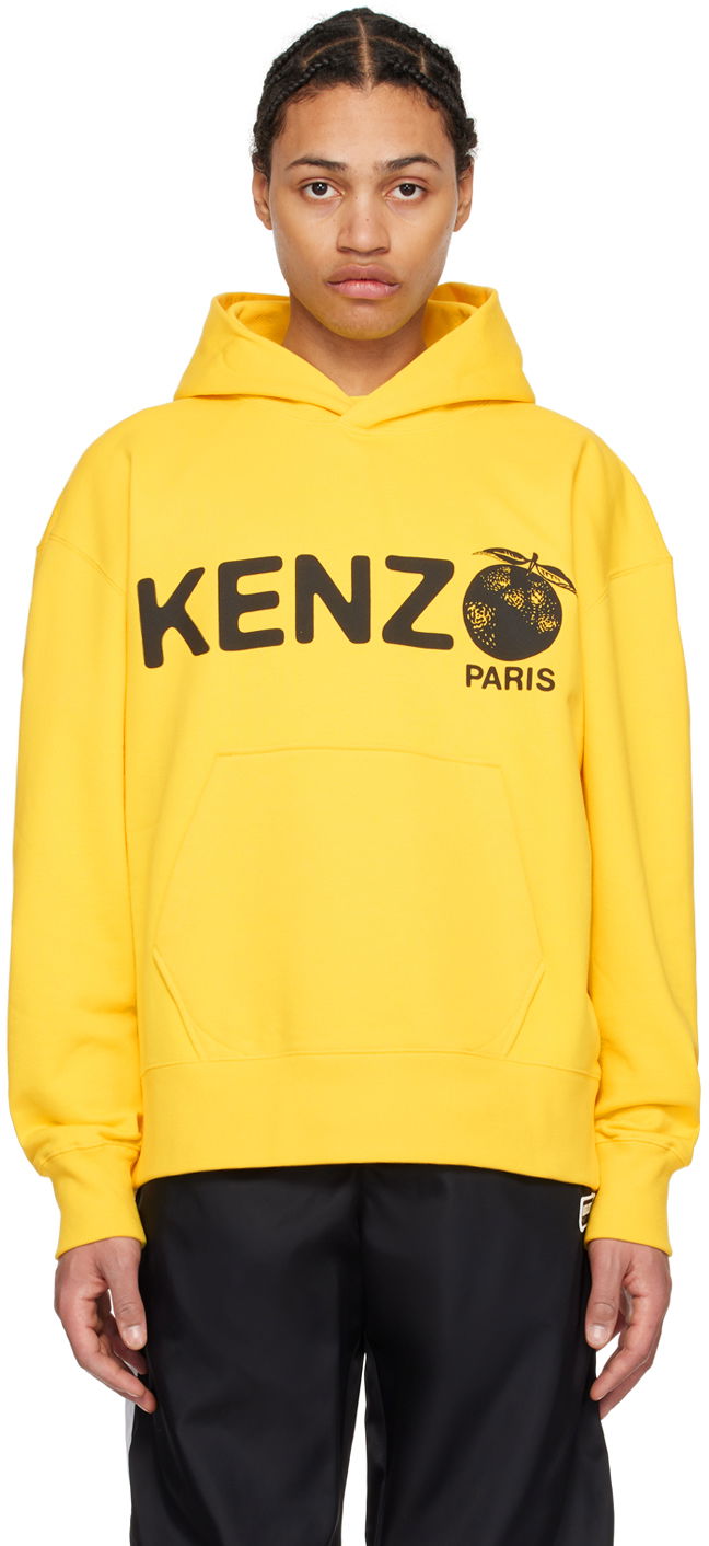 Mikina KENZO Paris Orange Hoodie Žltá | FE55SW1794MG, 0