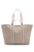 BOSS Textured Tote Bag with Logo Straps