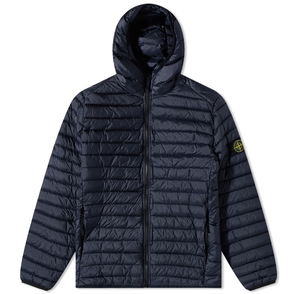 Prešívaná bunda Stone Island Lightweight Hooded Down Jacket Navy | 771540324-V0020, 0