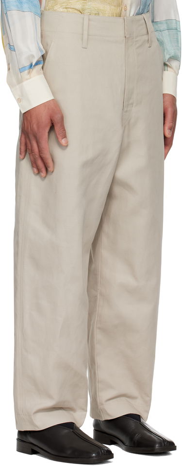 Nohavice LEMAIRE Lemaire Big Chino Trousers Čierna | PA1207 LF1350, 4