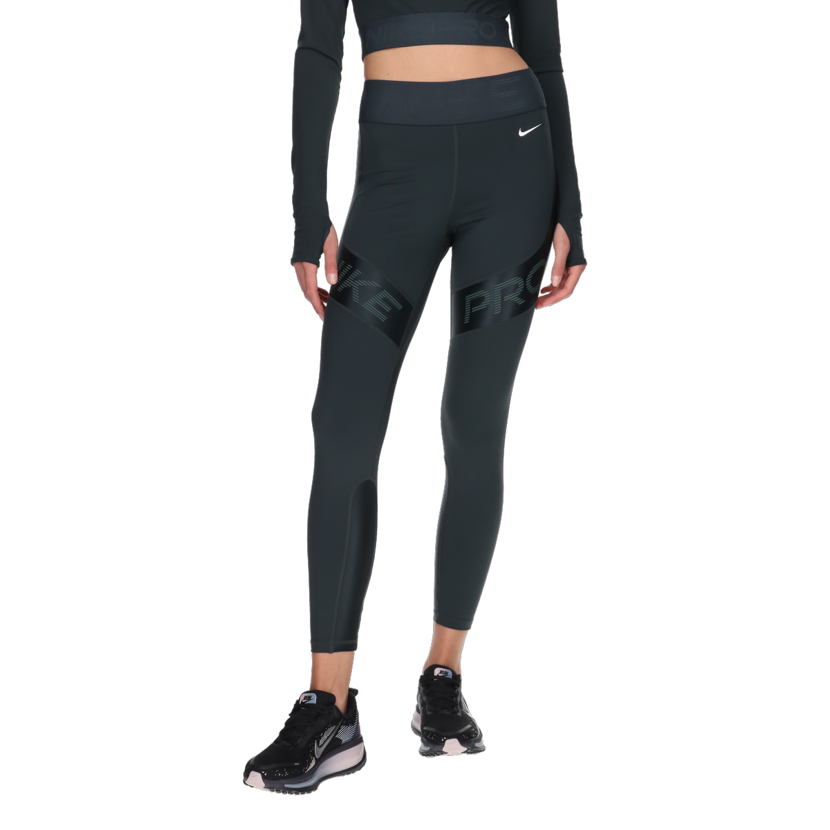 Legíny Nike Pro Dri-FIT Sculpt High-Rise 7/8 Tights Čierna | HV2350-390, 0