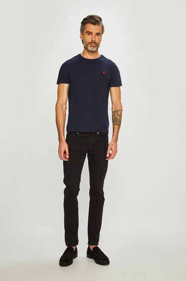 Tričko Polo by Ralph Lauren Custom Fit Tee Navy | 710680785004, 2