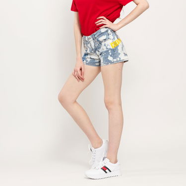 Šortky CALVIN KLEIN Mid Rise Short Da128 Bleached Grafitti Rôznofarebný | J20J213656 1CD, 0