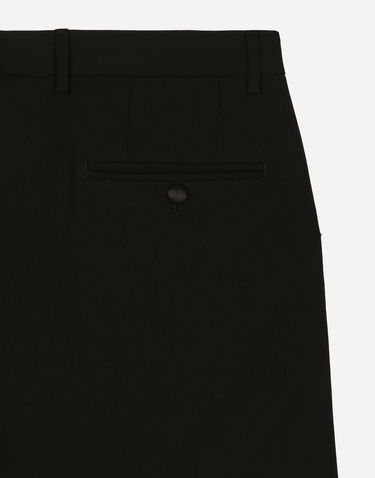 Nohavice Dolce & Gabbana Classic Wool Pants Čierna | GY6UETFU27JN0000, 3