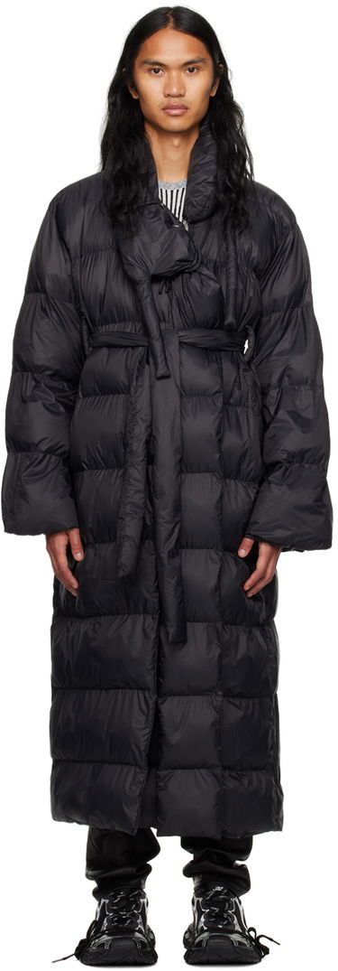 Prešívaná bunda Ottolinger Ottolinger Laced Puffer Coat Čierna | 0901601S, 0