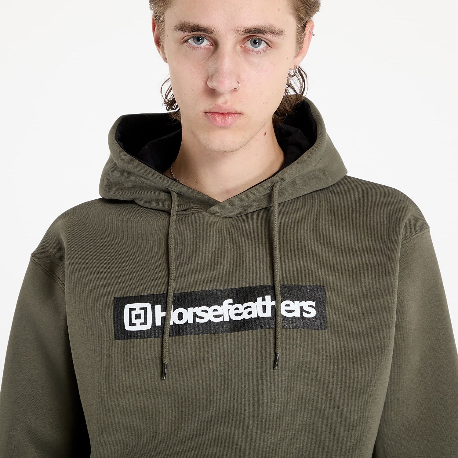 Mikina Horsefeathers Drown Sweatshirt Burnt Olive M Hnedá | SM1325H, 1