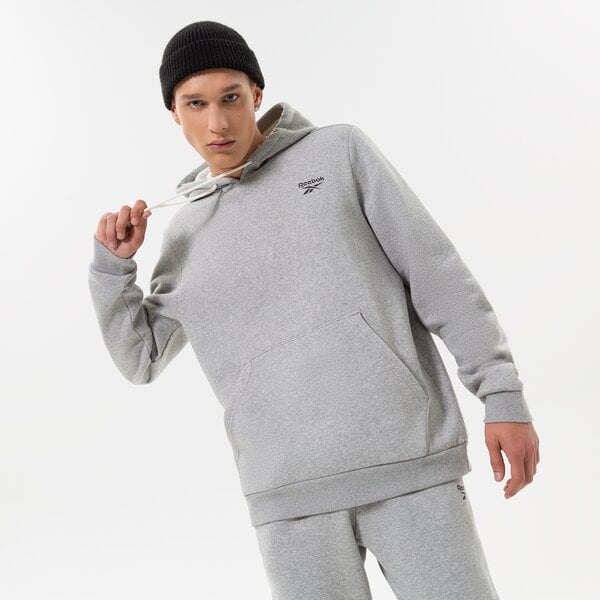 Mikina Reebok Identity Logo Hoodie Šedá | HS7115, 0