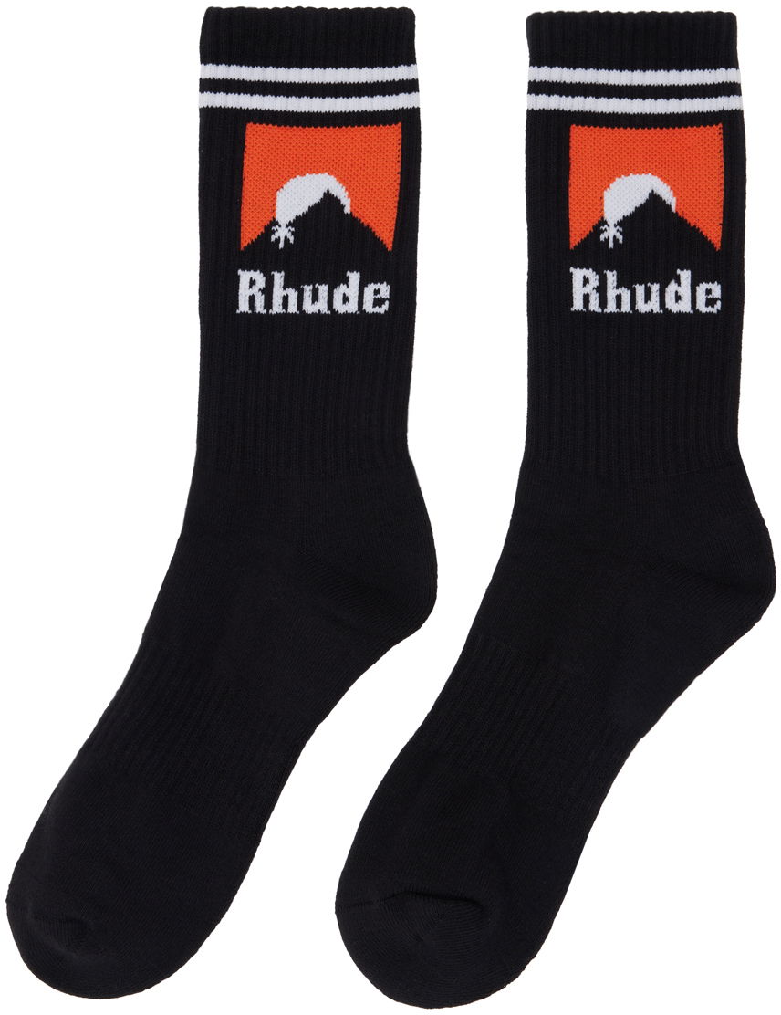 Ponožky Rhude Moonlight Socks Čierna | RHFW24SO03884, 1