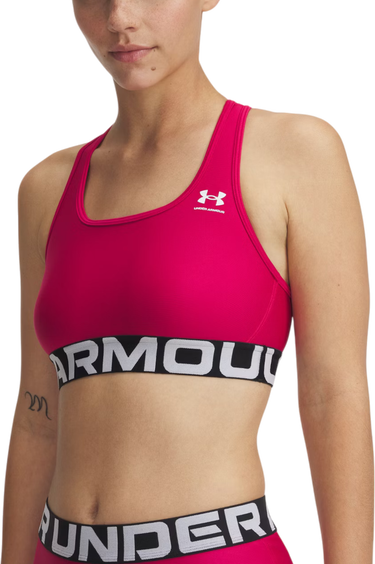 Podprsenka Under Armour Under Armour HG Mid Branded Sports Bra Ružová | 1383544-681, 0