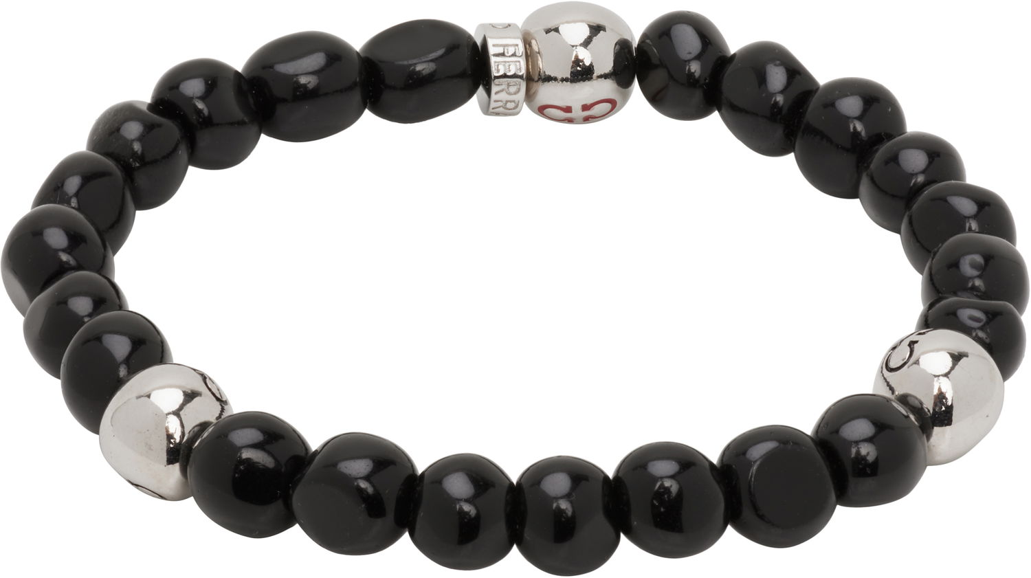 Náramok FERRAGAMO Salvatore Ferragamo Baroque Beads Bracelet Čierna | 785666, 1