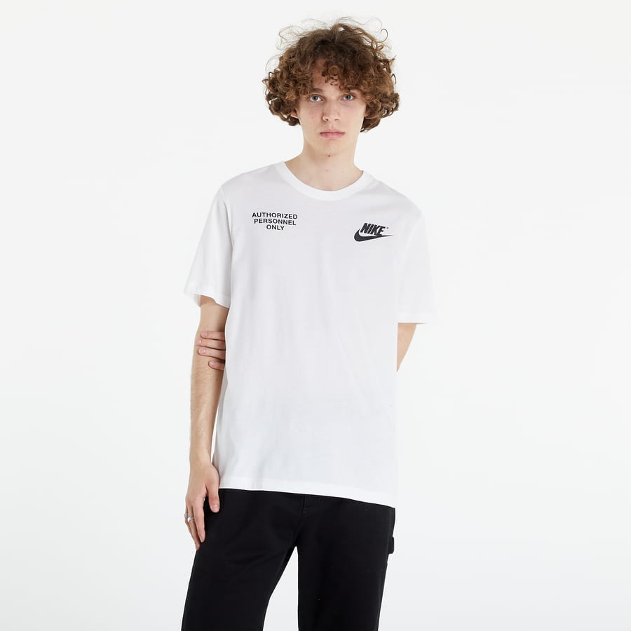 Tričko Nike Sportswear Tech Authorised Personnel Biela | DO8323-133, 0
