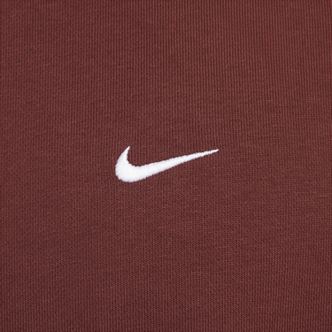Mikina Nike Solo Swoosh Fleece Hoodie with Hood Vínová | DX1355-231, 2