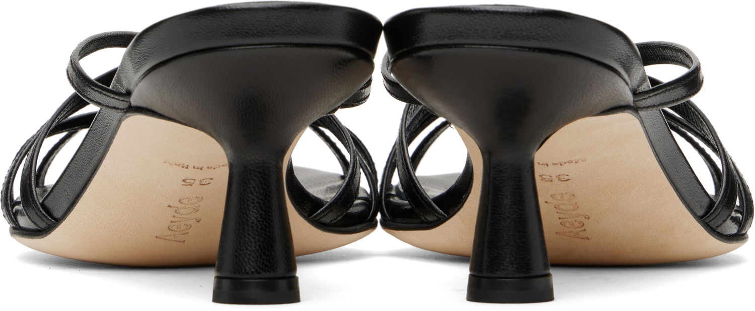 Oblečenie Aeyde Aeyde Abby Leather Mules Čierna | A11-HS-PRAR55ST141-SS25-800-007, 1