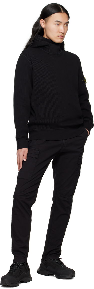 Cargo nohavice Stone Island Stone Island Supima Cotton Twill Stretch-TC Cargo Pants Čierna | K1S153100304S0010, 4