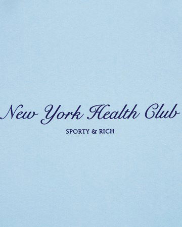 Tepláky Sporty & Rich NY Health Club Flocked Sweatpant Modrá | SW843HO, 1