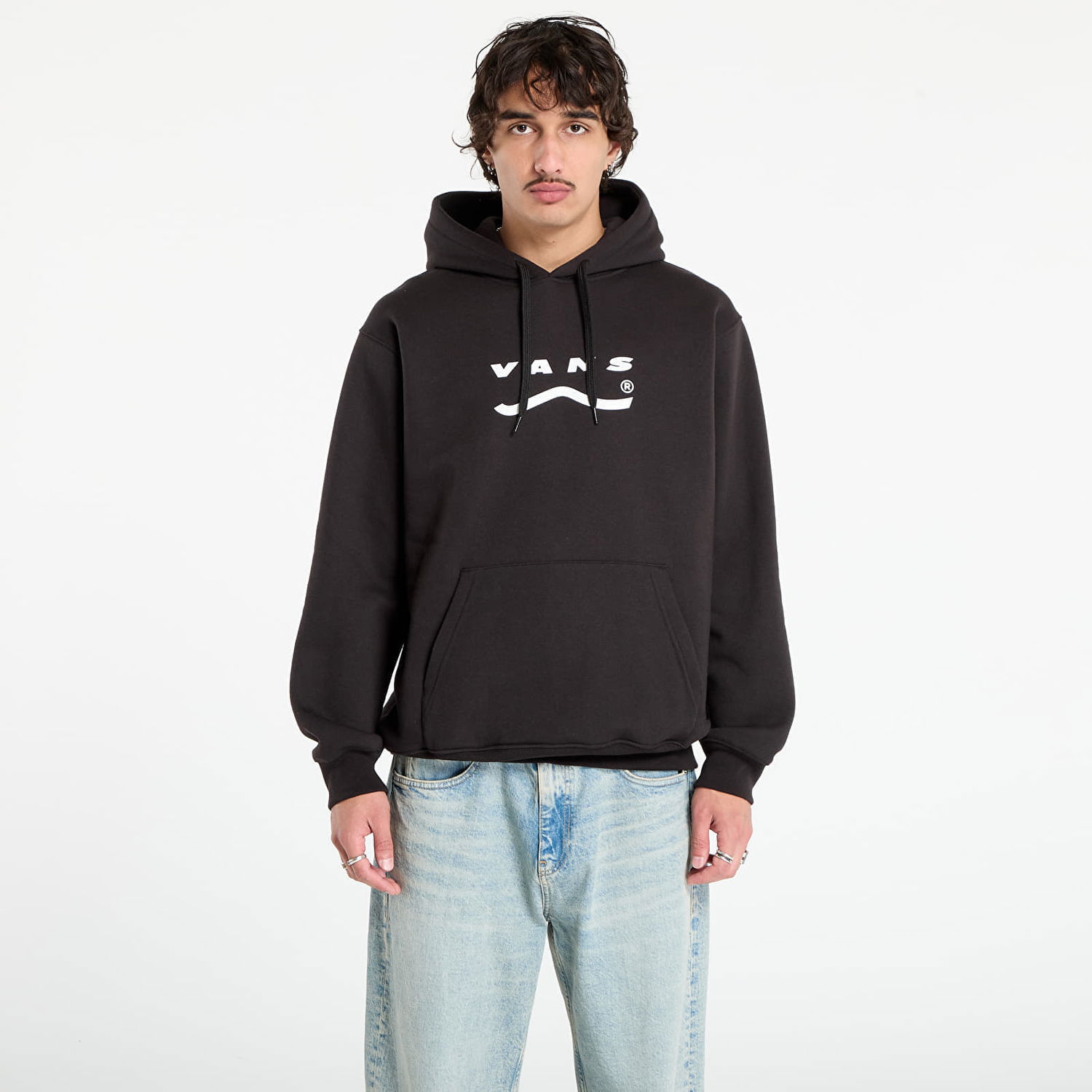 Mikina Vans Deteremined Pullover Hoodie Čierna | VN000P8GBLK1, 0