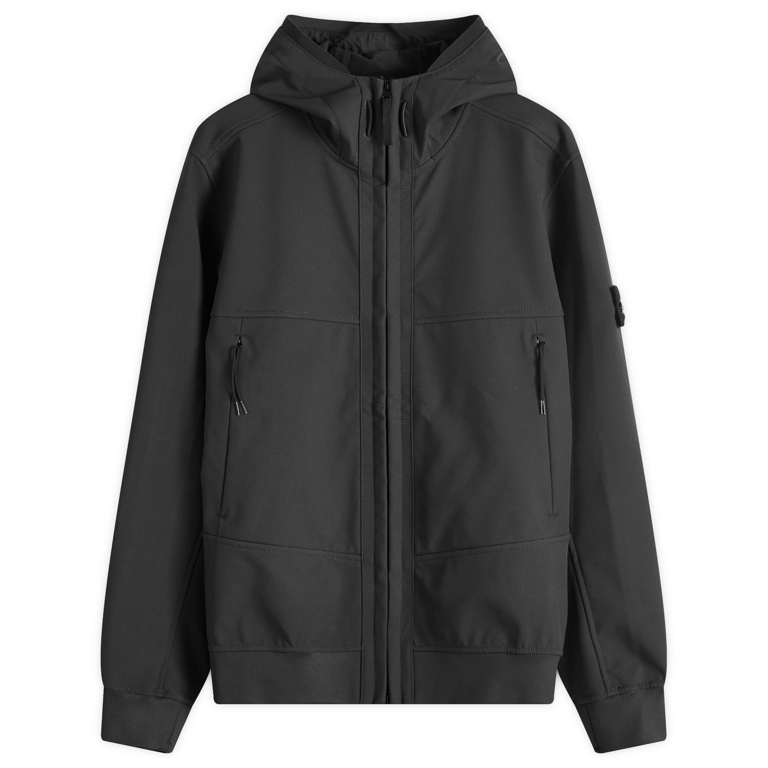 Vetrovka Stone Island Soft Shell-R Jacket Čierna | 8115Q0322-V0029, 0