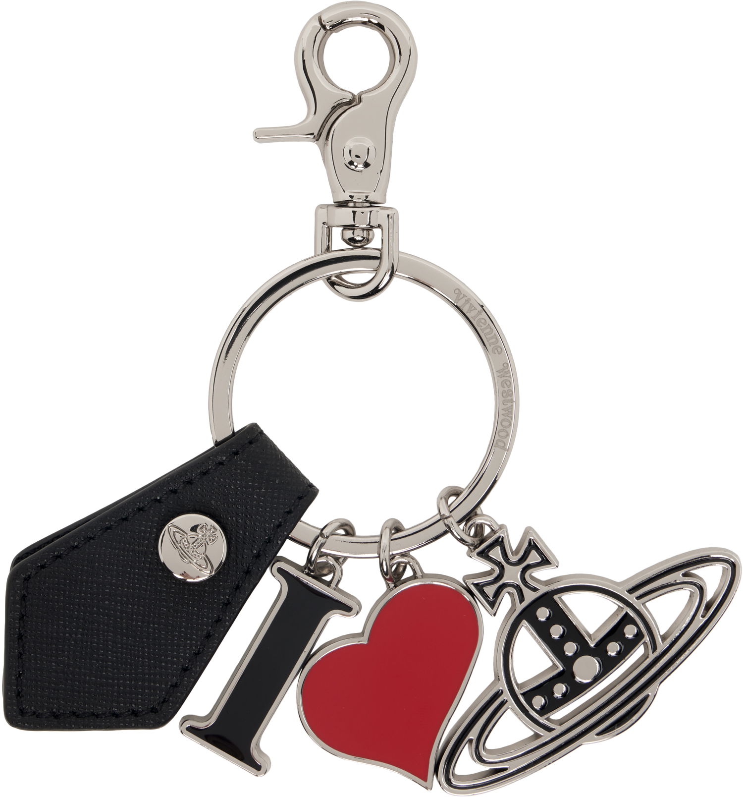 Kľúčenka Vivienne Westwood 'I Love Orb' Keychain Čierna | 8203011EU-S000B-, 0