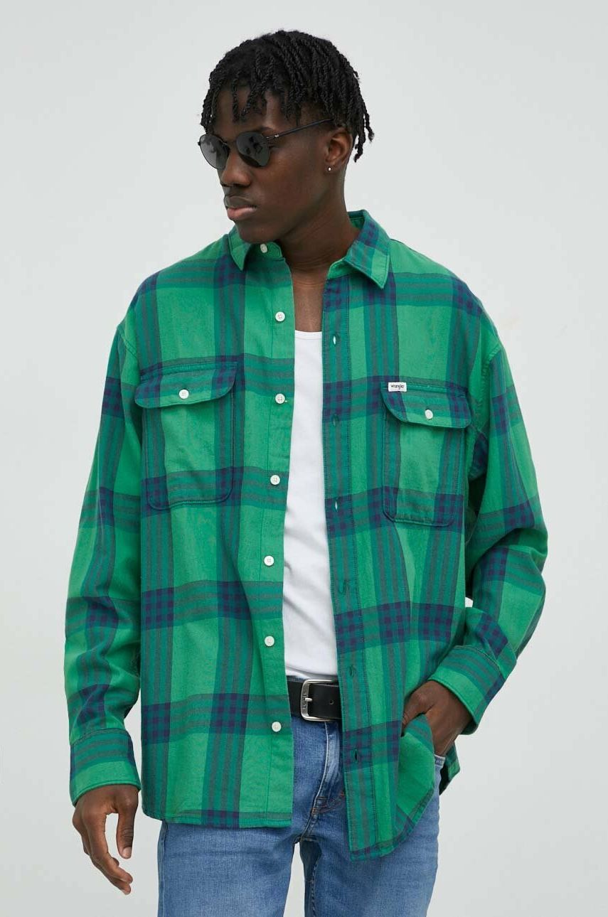 Košeľa Wrangler relaxed Zelené | W591SSG50, 0