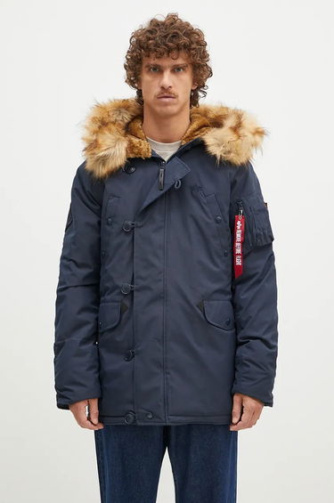 Parka Alpha Industries Explorer Winter Parka Modrá | 193128.07, 0