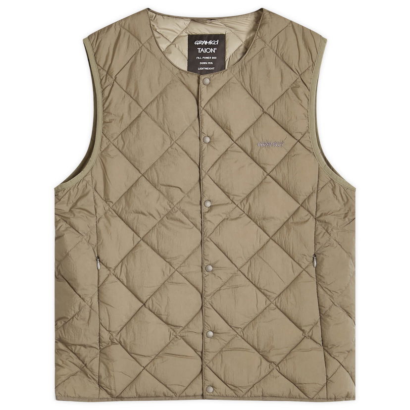 Vesta GRAMICCI Taion x Inner Down Vest Béžová | G4FU-J100-TG-SGY