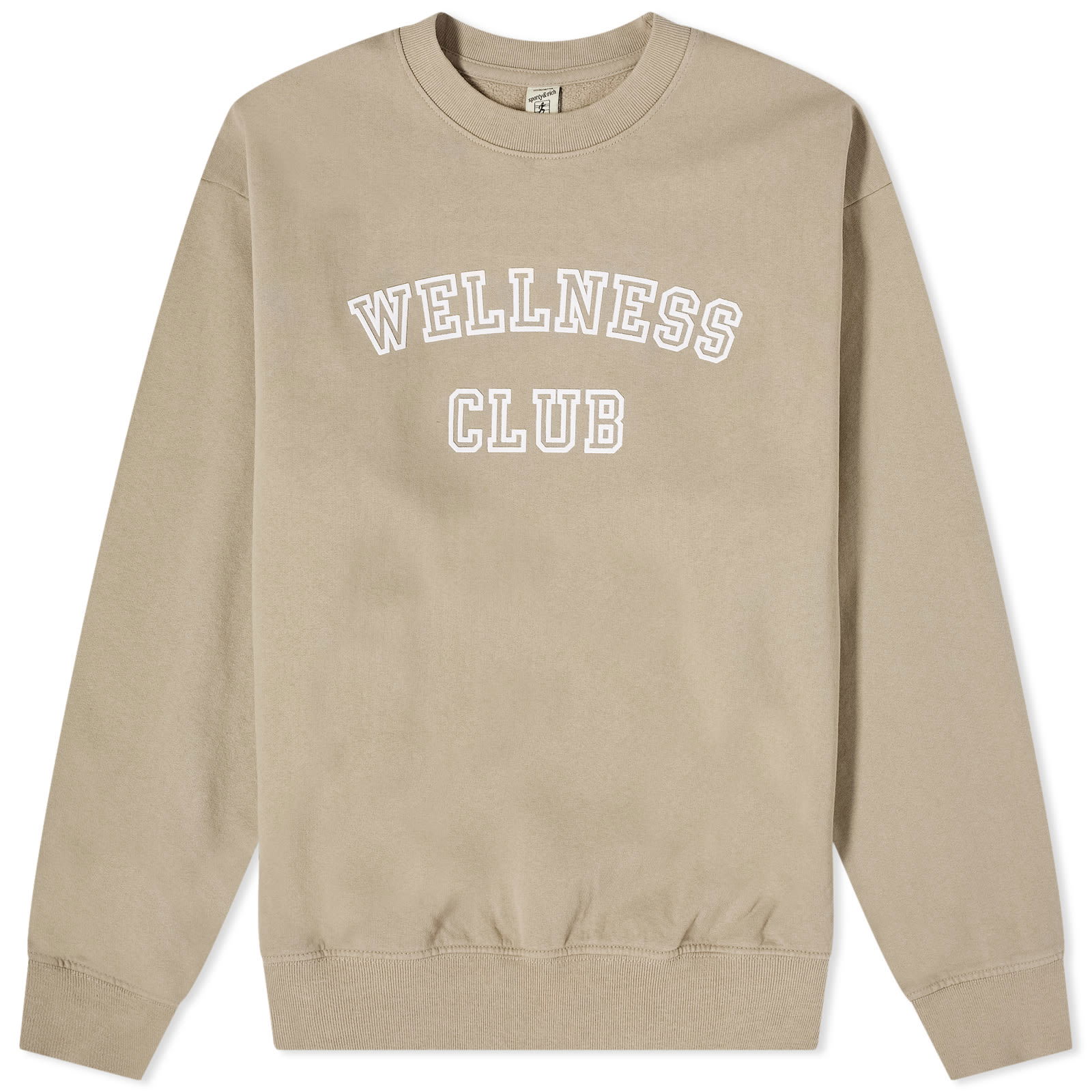 Wellness Club Flocked Crew Sweat