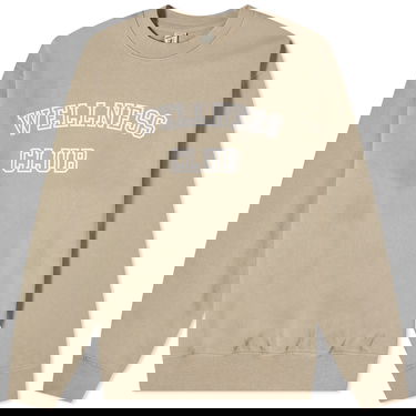 Sveter Sporty & Rich Wellness Club Flocked Crew Sweat Béžová | CRAW2340EL, 0