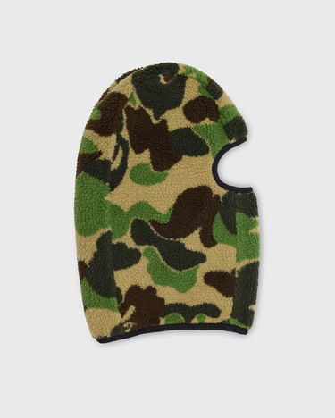 Šál BAPE A Bathing Ape Camo Boa Fleece Balaclava Zelené | 001HTK801007MGRN, 2