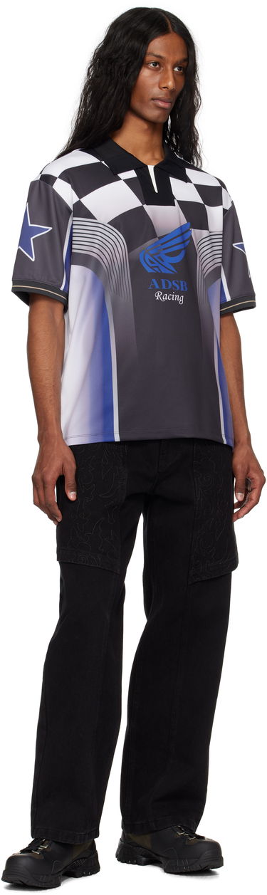 Dres Andersson Bell Andersson Bell Checkerboard Racing Polo Čierna | atb1298m, 3