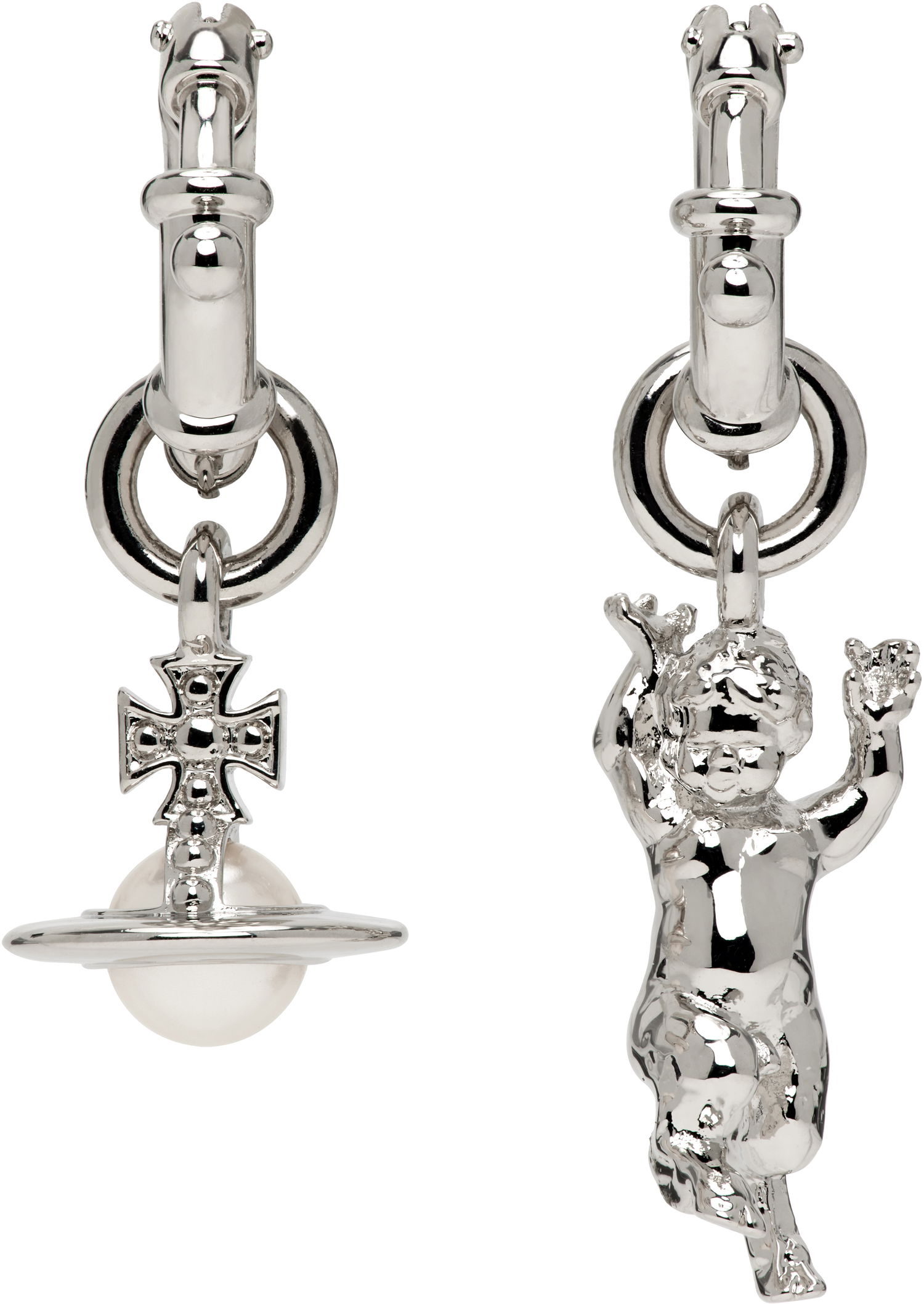 Náušnice Vivienne Westwood Pearl Earrings Metalická | 62020165-02P103-, 0