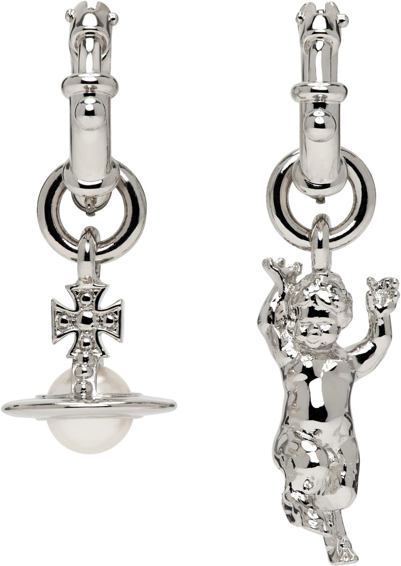 Náušnice Vivienne Westwood Pearl Earrings Metalická | 62020165-02P103-