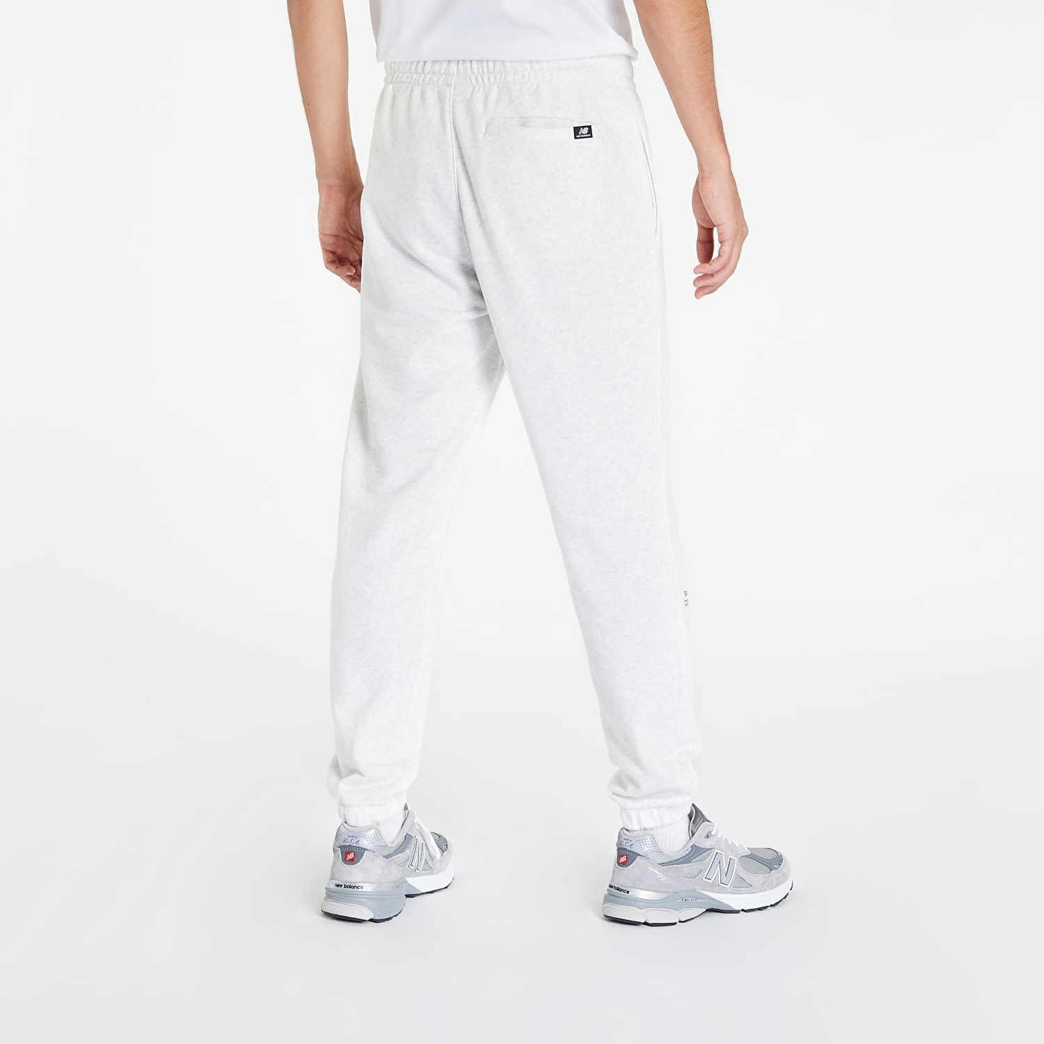 Tepláky New Balance Essentials Magnify Fleece Jogger Biela | MP23504SAH, 1