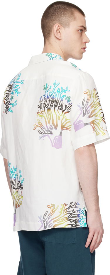 Košeľa Paul Smith Paul Smith Coral Print Resort Shirt Biela | M1R-905U-K01924-02, 2