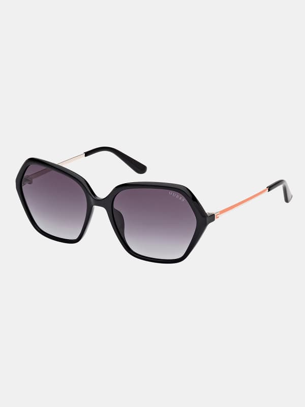 Slnečné okuliare GUESS Geometric Sunglasses Čierna | GU013455QQQ, 0