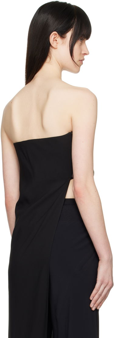 Šaty Rick Owens Rick Owens Hollywood Lido Draped Strapless Top Čierna | RP01E7135 Y, 2