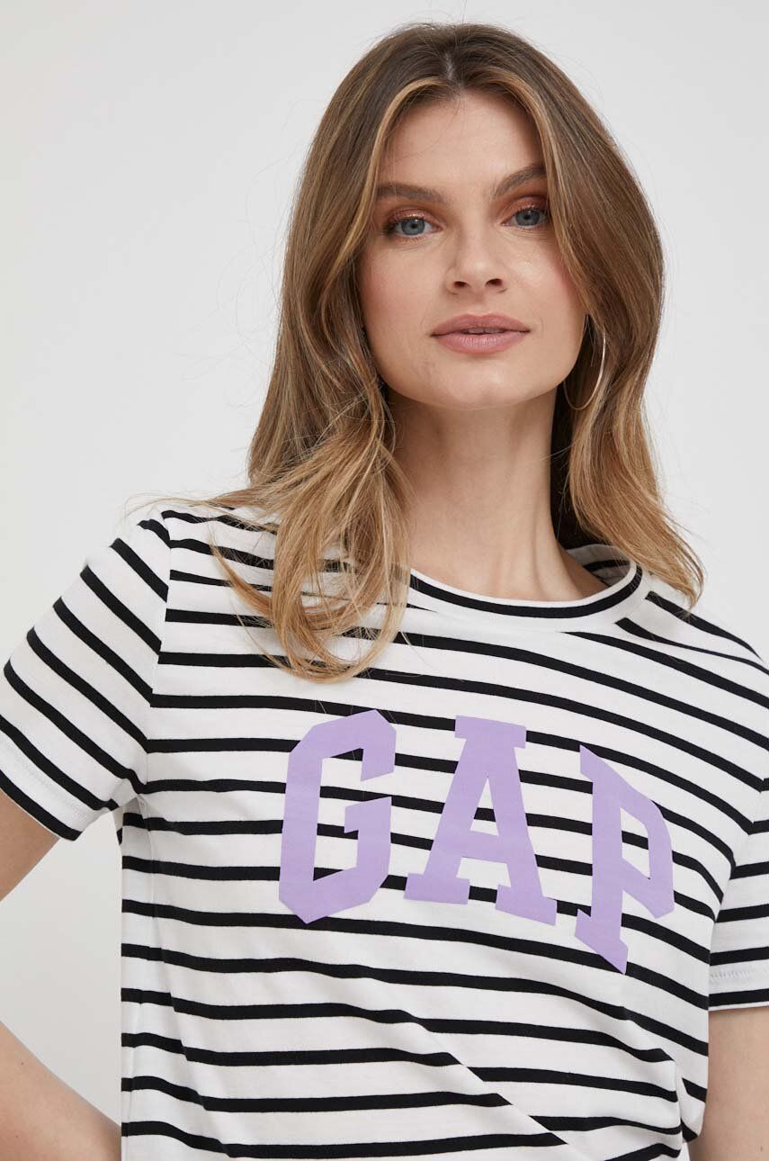 Tričko GAP Logo Tee Rôznofarebný | 616788.001BLACKWH, 0