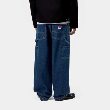 Džínsy Carhartt WIP Nash Double Knee Stone Washed Pant Modrá | I032106_9, 1