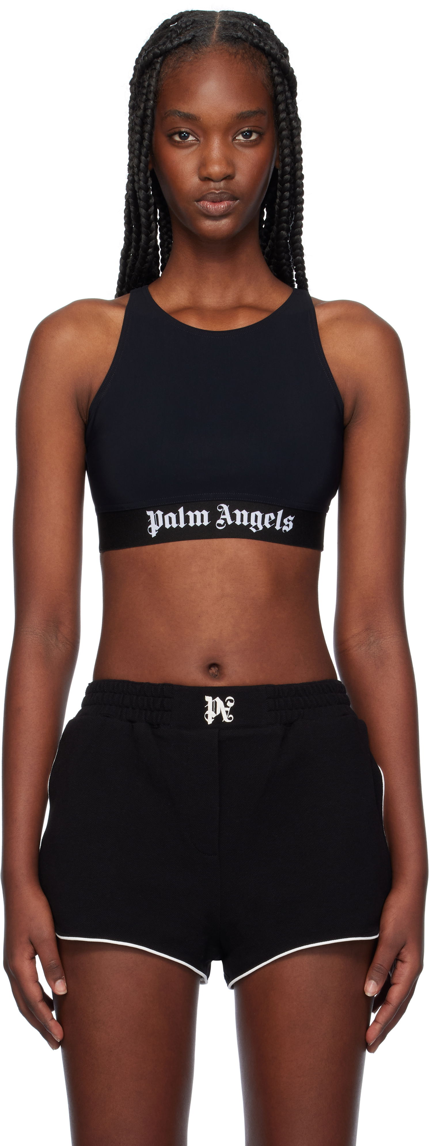 Tielko Palm Angels Classic Logo Sport Top Čierna | PWVO024C99FAB0011001, 0
