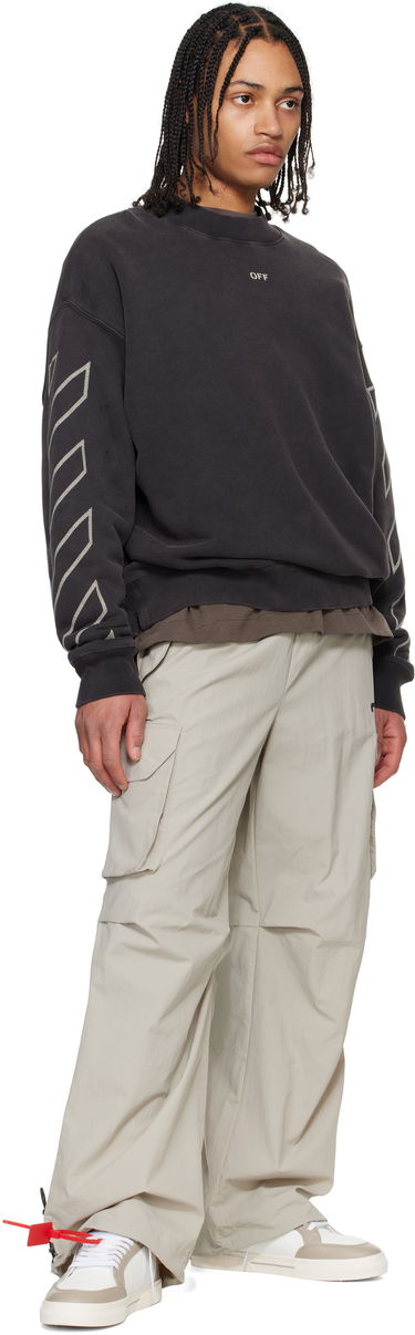 Sveter Off-White Off-White Crewneck Martyrdom Arrow Sweatshirt Čierna | OMBA054S25FLE0081361, 3