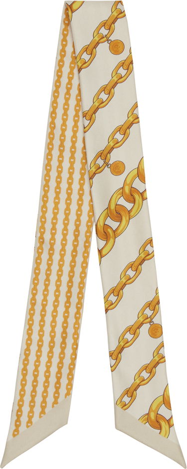 Šál Versace Versace Treasure Silk Tie Scarf Béžová | IBA0005_1A13782_5E490, 0
