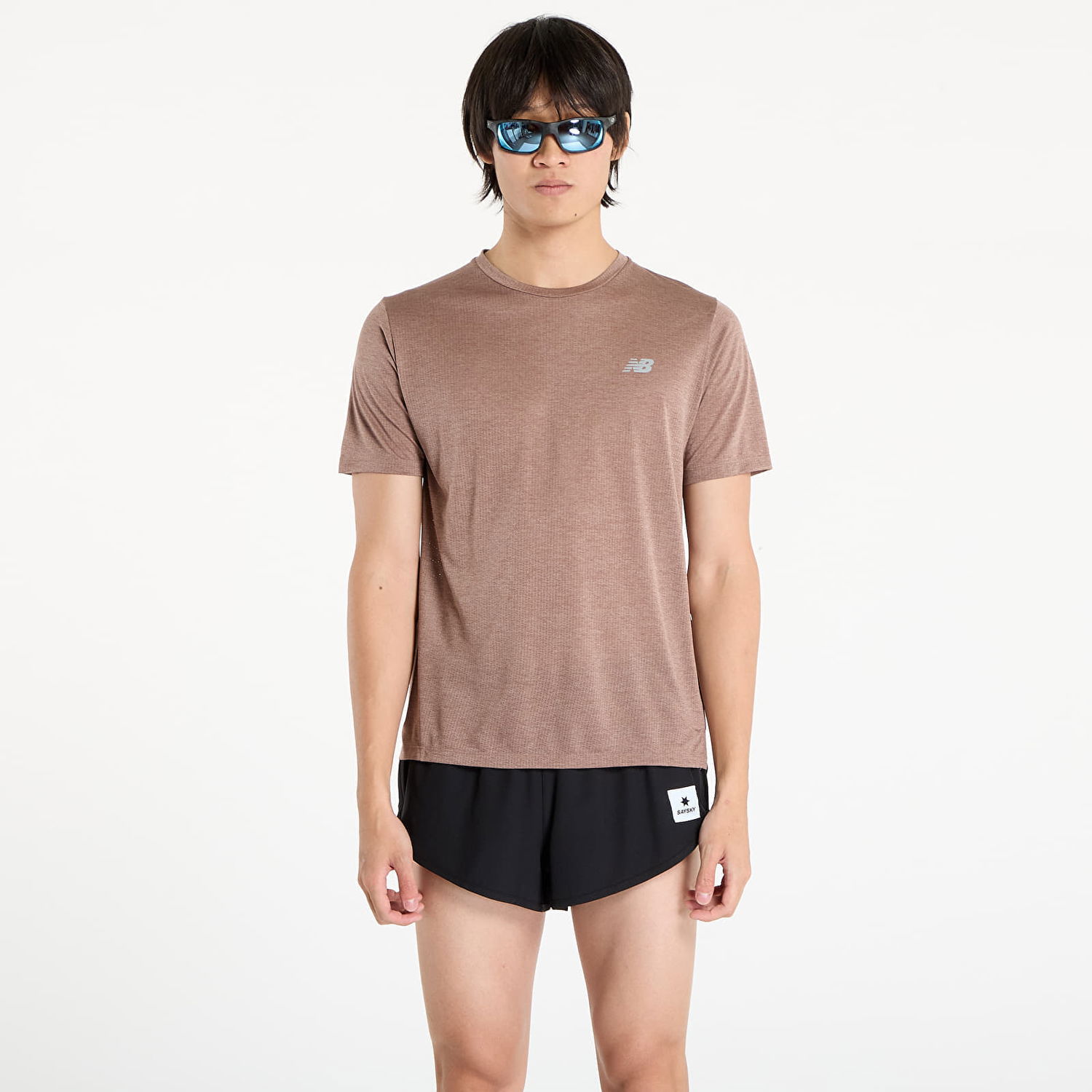 Tričko New Balance Athletics T-Shirt Hnedá | MT41253EAT, 0