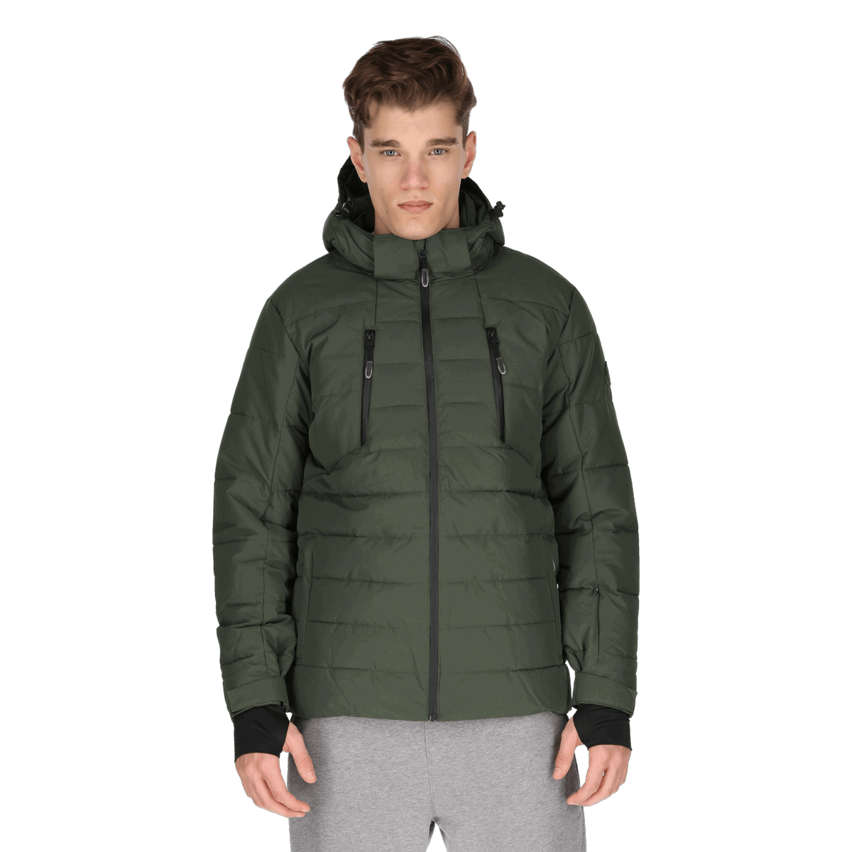 Prešívaná bunda Ellesse Francesco Hooded Puffer Jacket Zelené | ELA213M507-62, 0