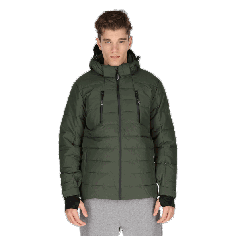 Prešívaná bunda Ellesse Francesco Hooded Puffer Jacket Zelené | ELA213M507-62
