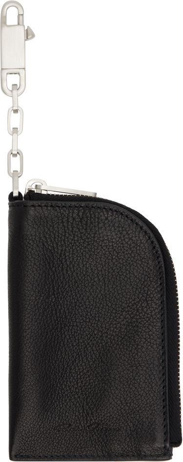 Peňaženka Rick Owens Rick Owens Concordians Hook Wallet Čierna | RA02E0718 LBU, 0