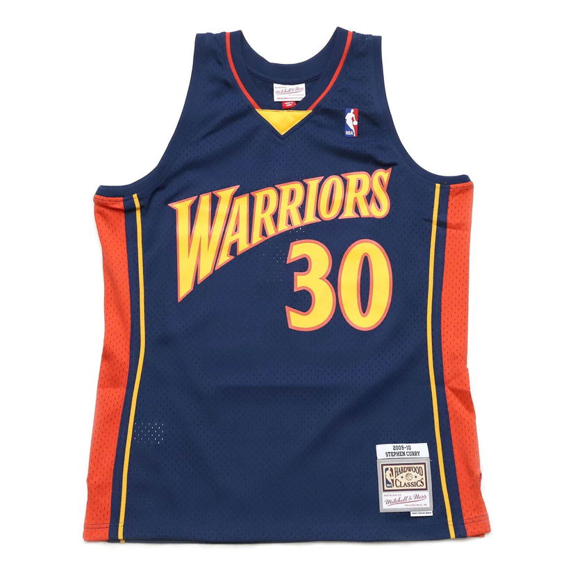 Dres Mitchell & Ness NBA Golden State Warriors 'Stephen Curry' Swingman Jersey Modrá | 353J-310-FGYSCU