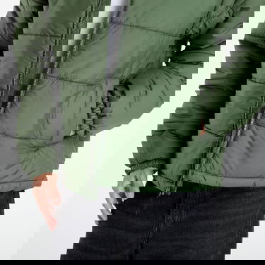 Prešívaná bunda Vans Hillgate No Hood Puffer Zelené | VN000PJ9EN61, 2