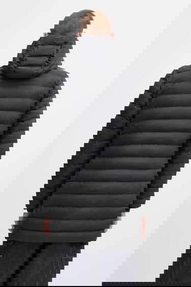 Prešívaná bunda Rains Lohja Curve Hooded Winter Puffer Jacket Čierna | 15890.01, 4