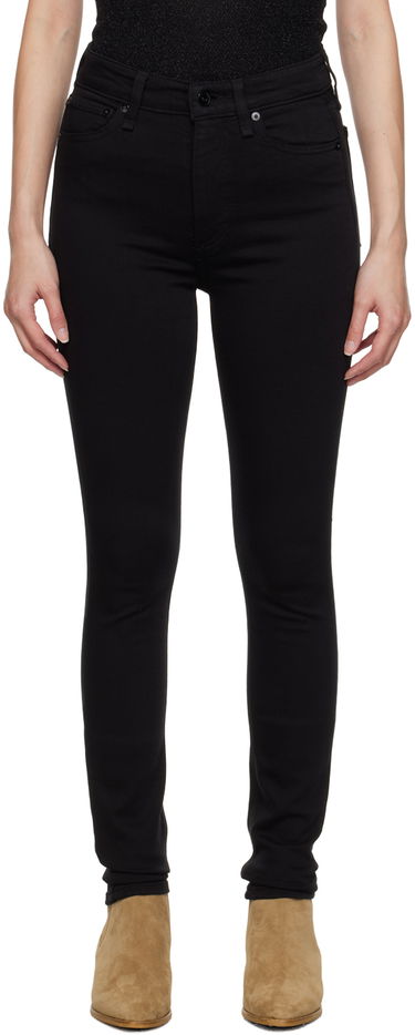 Džínsy rag & bone Nina Slim-Fit Jeans Čierna | WDD21S2664N5BL, 0