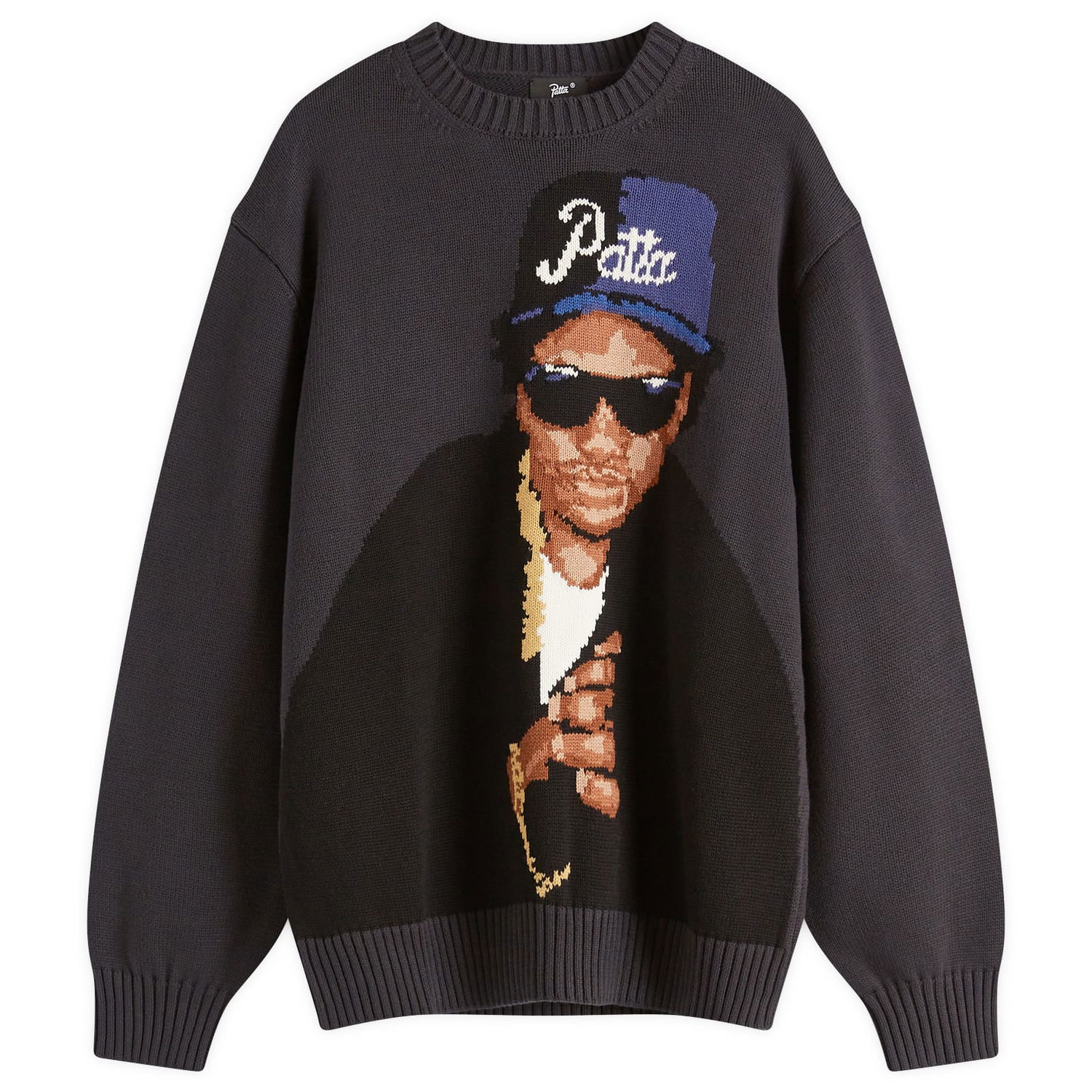 Sveter Patta Patta Old School Knit Jumper Šedá | POC-SS25-7000-324-0006-086, 0