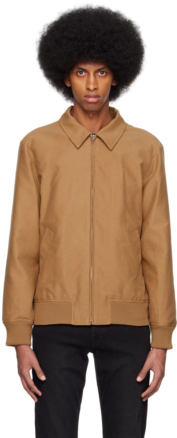 Bomber bunda A.P.C. Tan Gilles Hnedá | COFCS-H02706, 0
